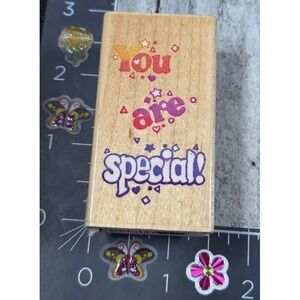 Stampendous You Are Special 1994 Rubber Stamp Wood #A65
